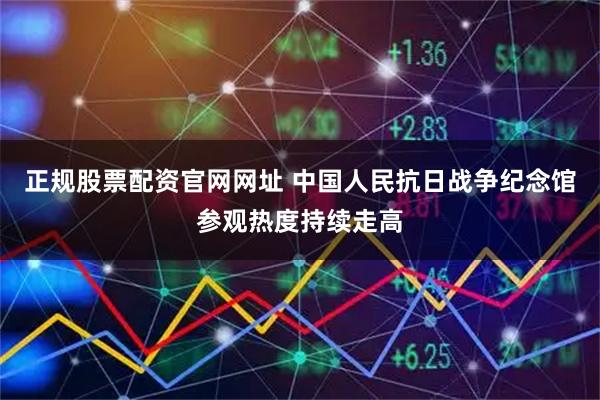 正规股票配资官网网址 中国人民抗日战争纪念馆参观热度持续走高